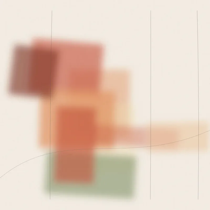 Poniente, 120 x 120 cm